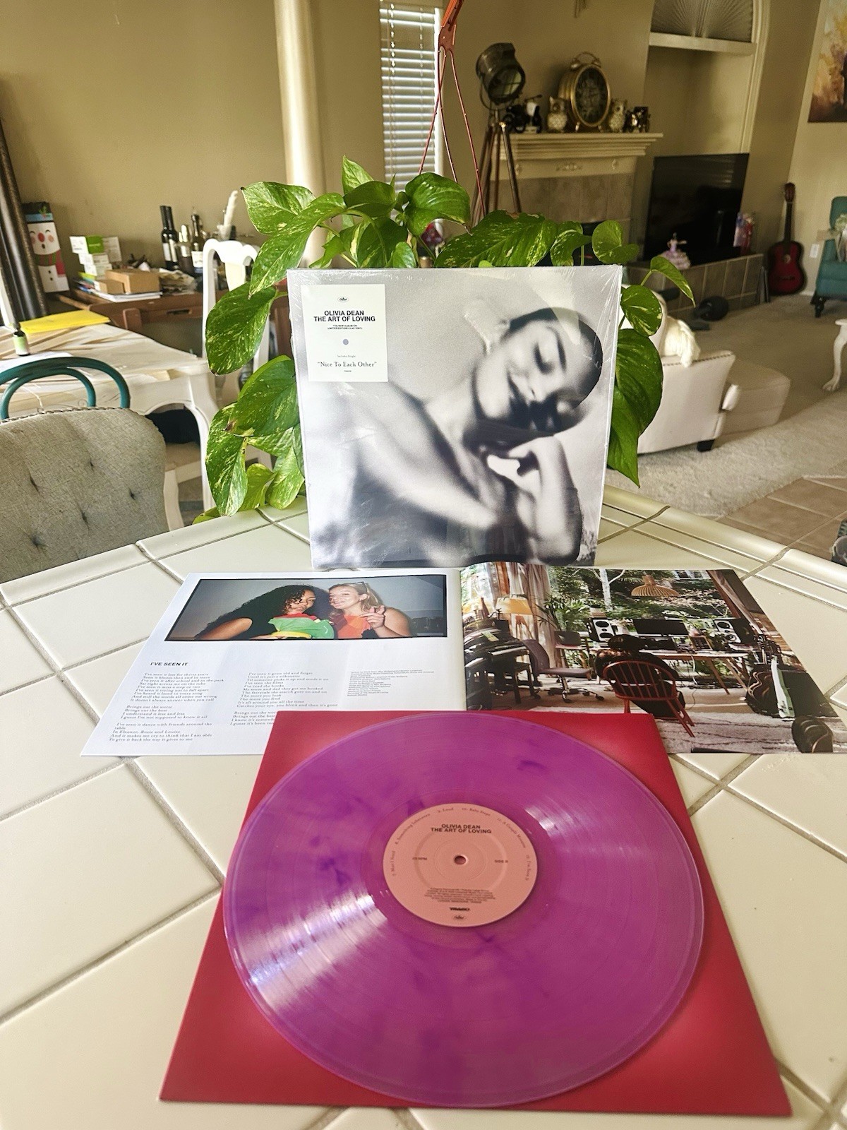 Olivia Dean The Art Of Loving LP Limited Ed Lilac MARBLE Vinyl SEALED New MINT!