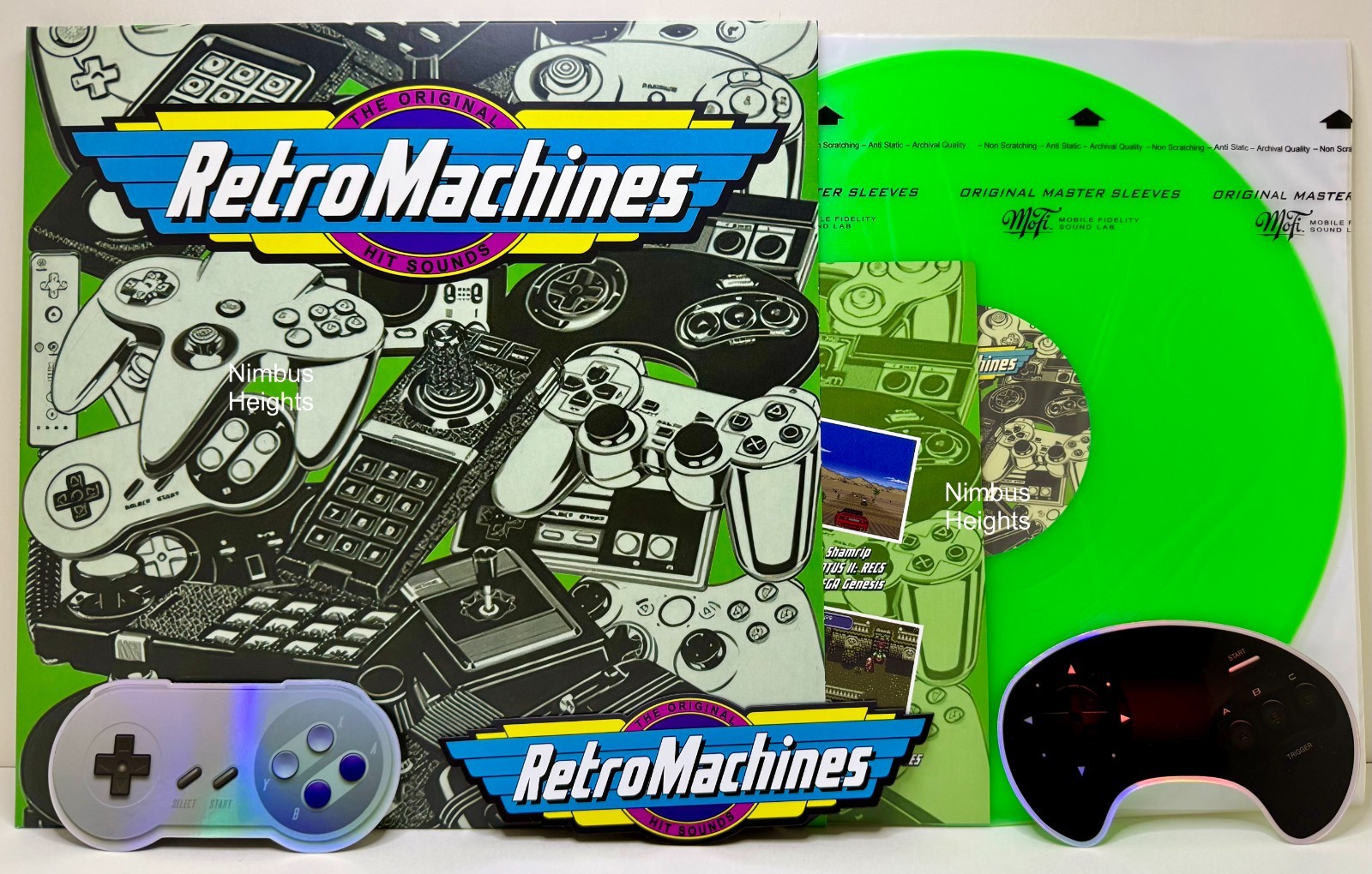Retro Machines Vinyl Record VGM ULTRA SPECIAL EDITION BOTH STICKERS & MAGNET NEW