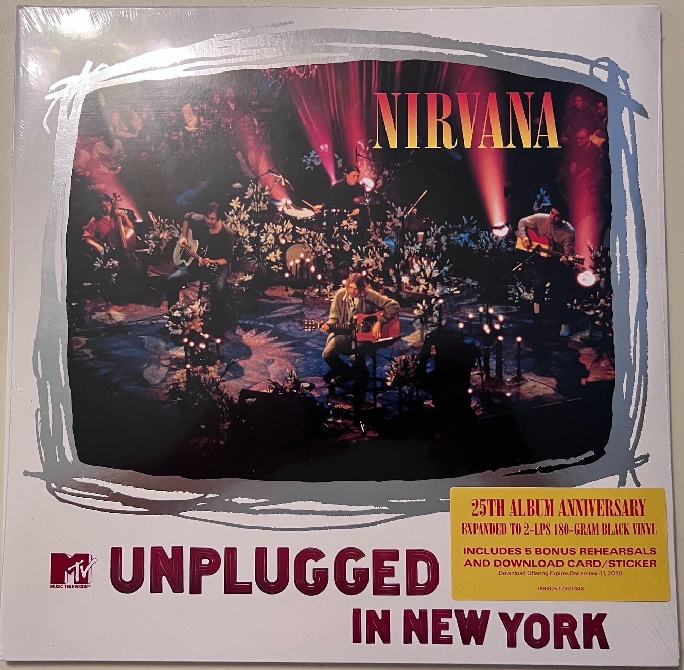 NIRVANA LIVE MTV UNPLUGGED IN NEW YORK 25TH ANNIVERSARY LIMITED VINYL NEW SEALED