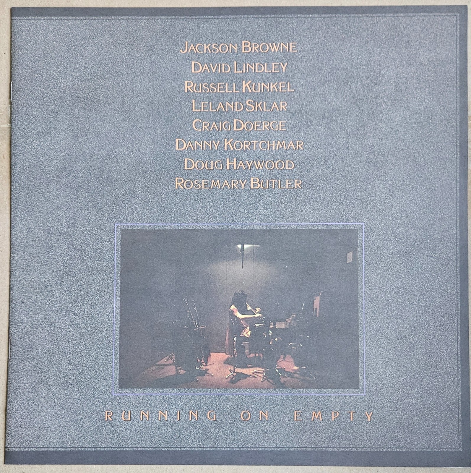 Jackson Browne, Running On Empty; AUTOGRAPHED LP Vinyl w/ Booklet