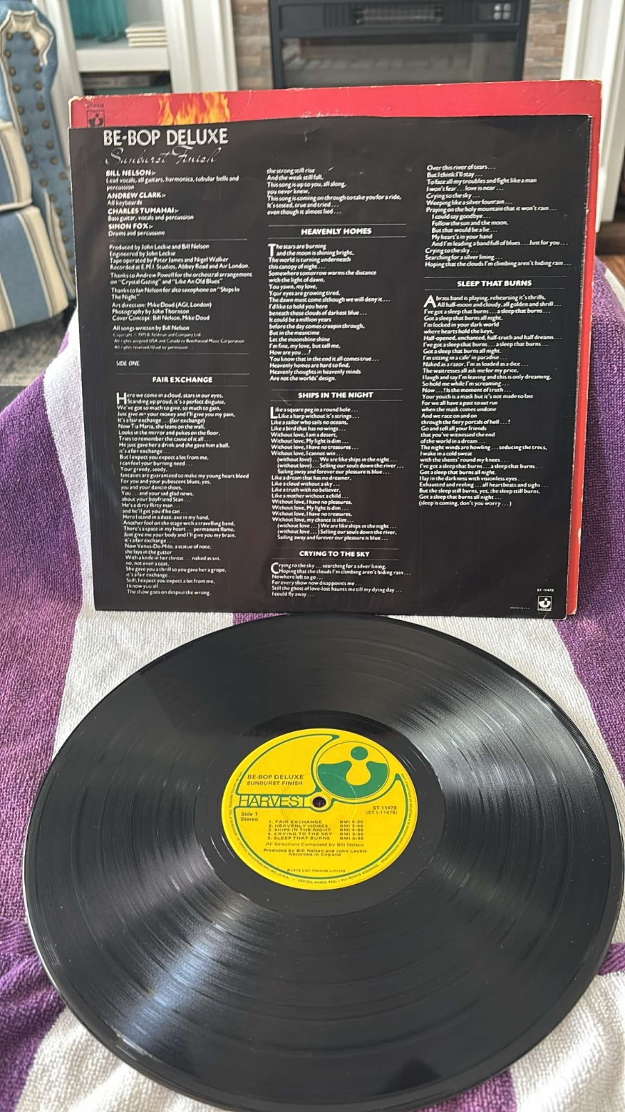 BeBop Deluxe”Sunburst Finish”Vintage1st 1976(EX)Capitol Press last US Press 1979