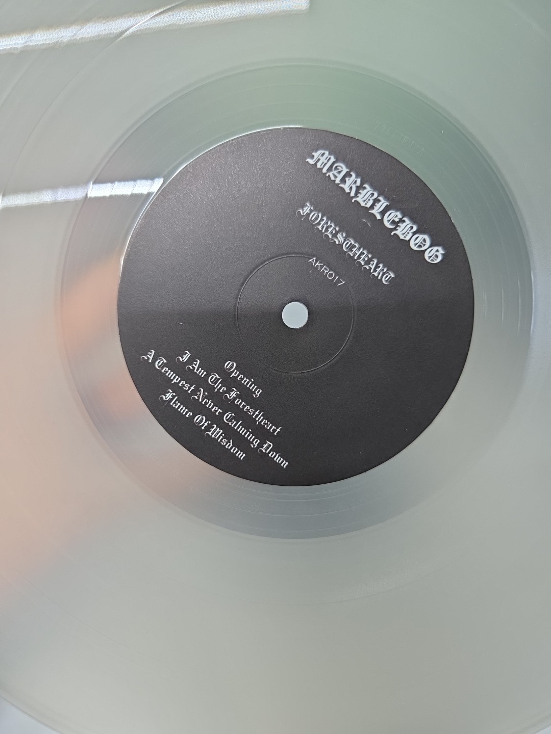 Marblebog Forestheart Lp Clear Vinyl 2007 1st Press W/Insert EX/NM Wax RARE