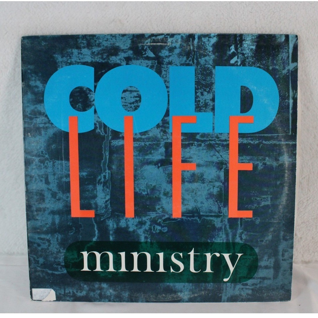 Ministry Cold Life 12″ Vinyl Single Wax Trax EX Records WAX 003 1981 Industrial
