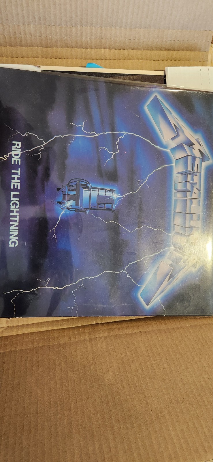 Metallica Ride The Lightning First Press Vinyl LP