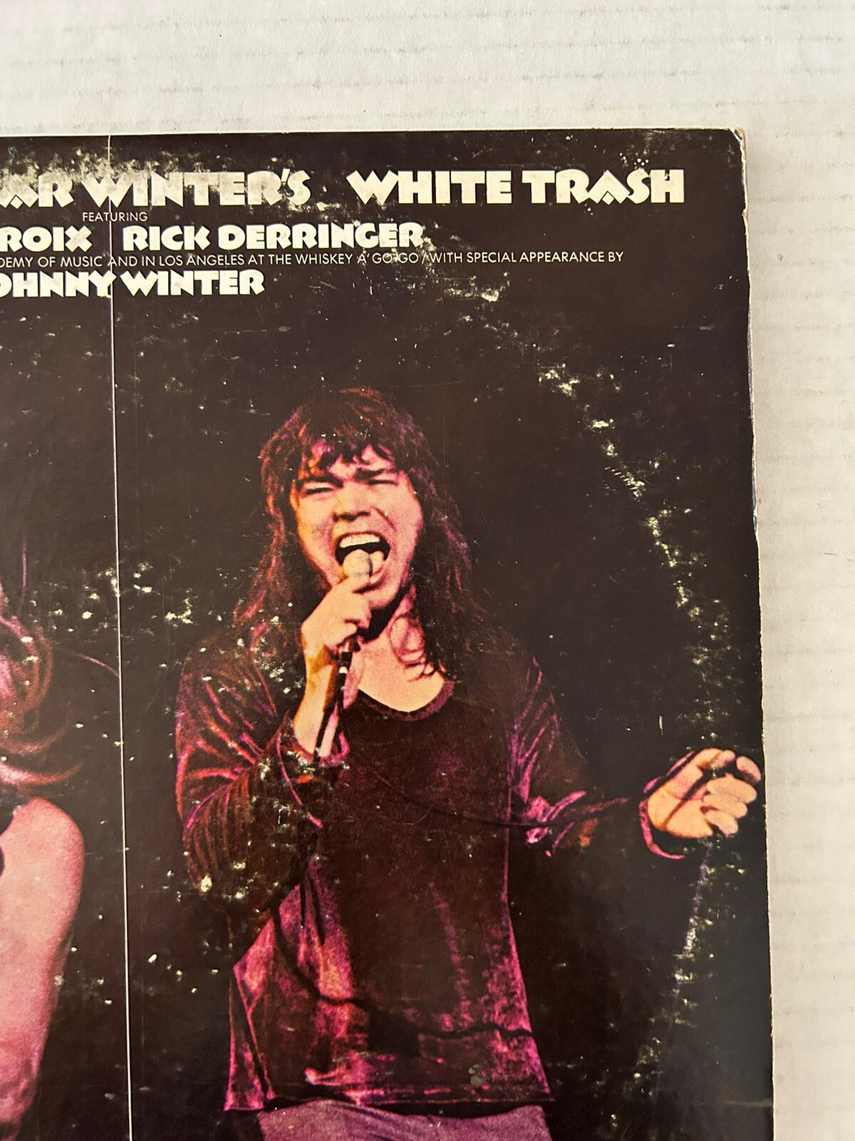 Edgar Winter’s White Trash Roadwork 2LP Vinyl Record G Rick Derringer LIVE