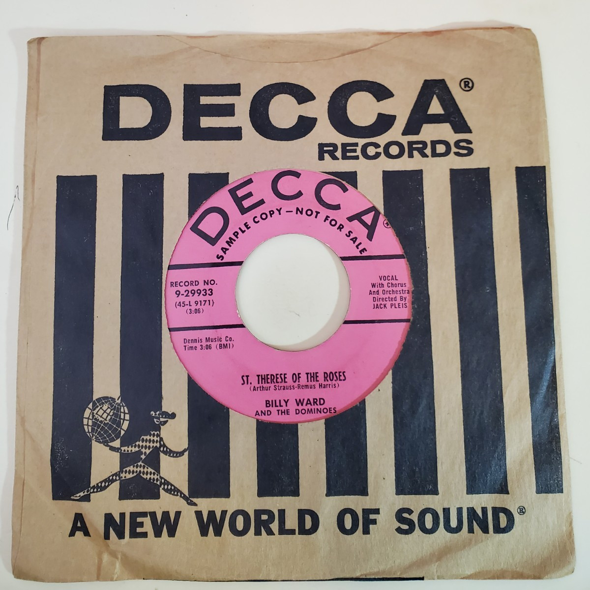 Billy Ward and the Dominoes ST. THERESA OF THE ROSES (PROMO 45) #29933