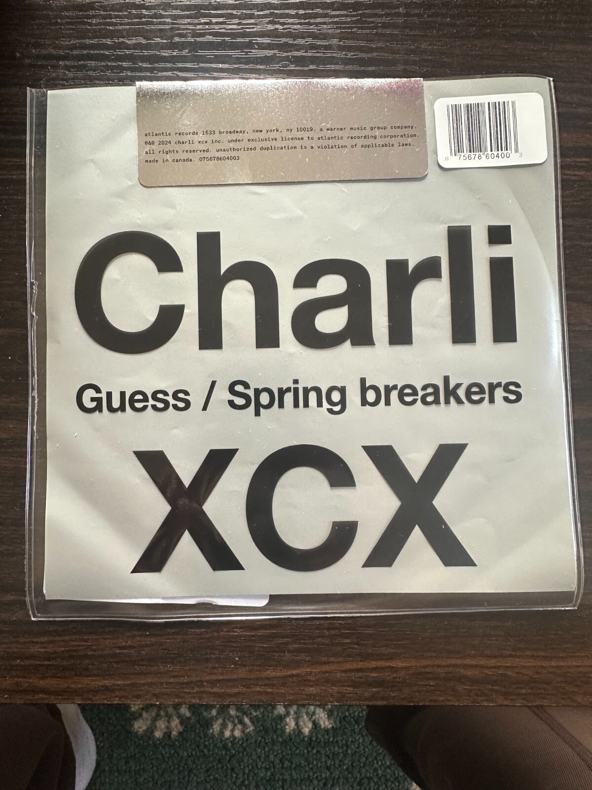 Charli XCX – Guess/Spring Breakers 7” Single 5,000 UO Single Day Exclusive