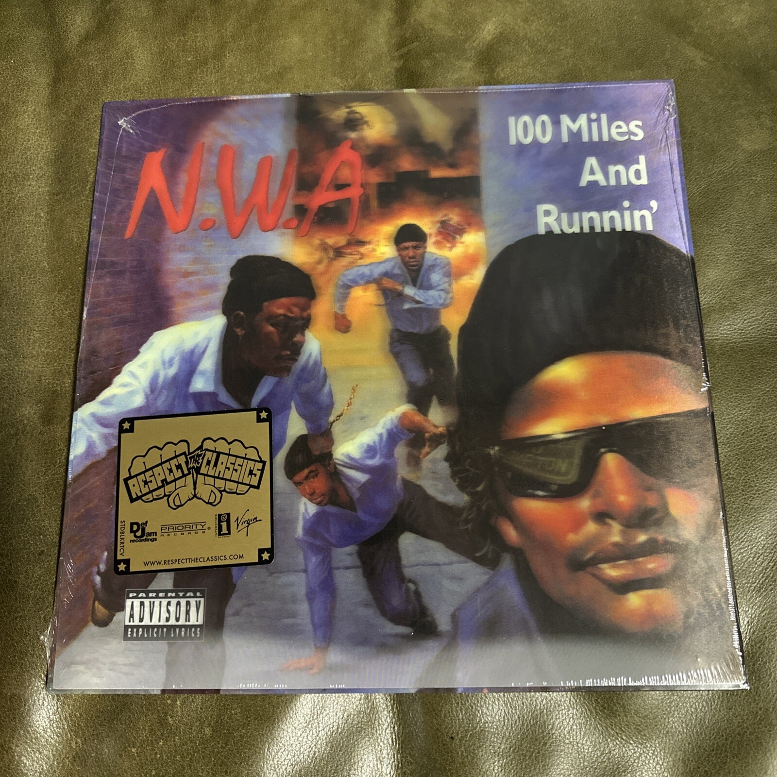 100 Miles and Runnin by N.W.A. Sealed 3D Lenticular Vinyl LP