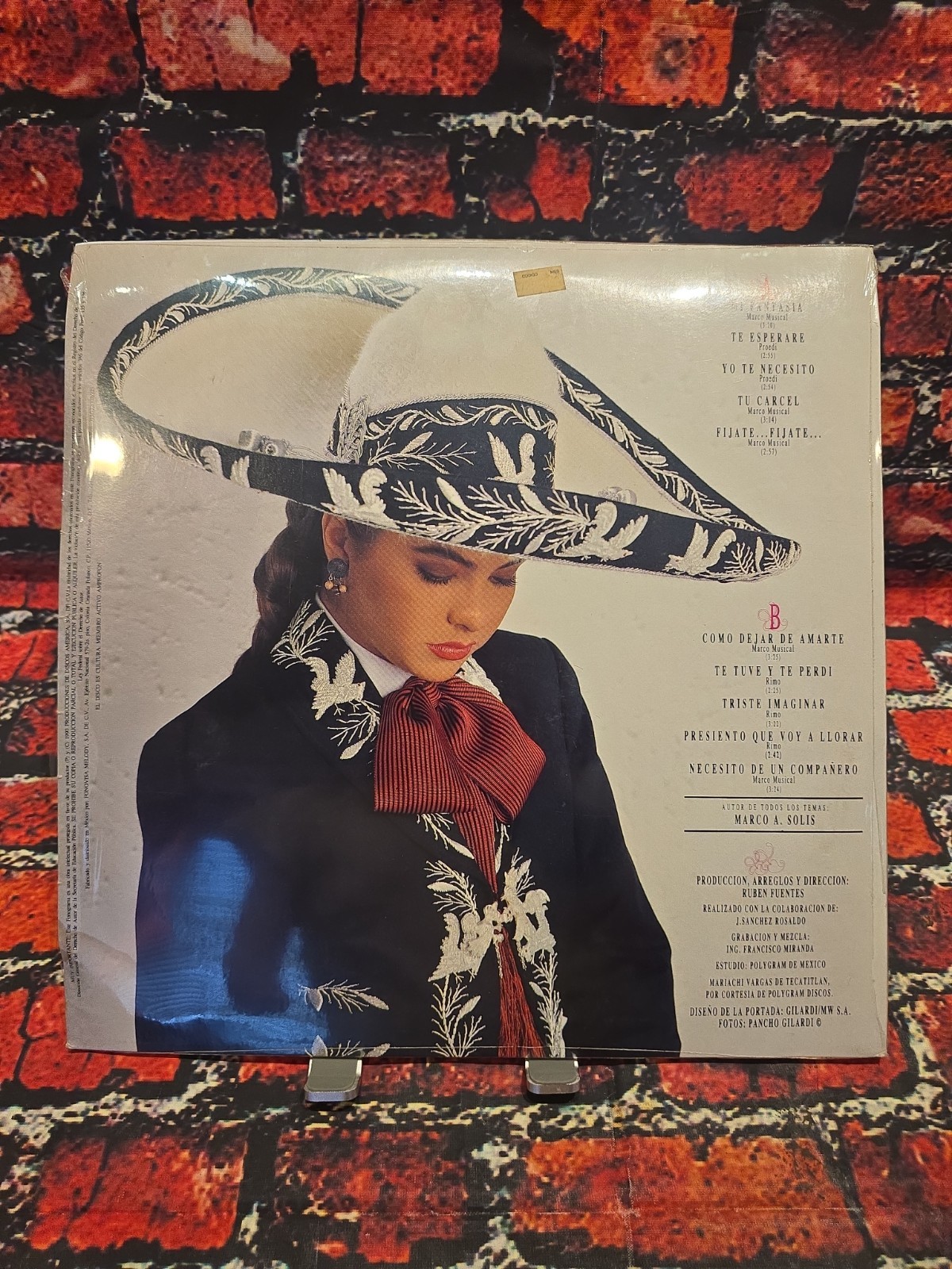 Lucerito – Con Mis Sentimientos – LP Vinyl – MADE IN MEXICO – 1st Press – SEALED