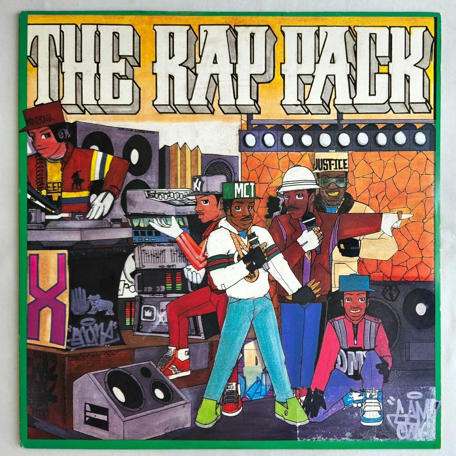 1987 – VARIOUS – THE RAP PACK – FRESH RECORDS ORIGINAL PROMO MANTRONIX T LA ROCK