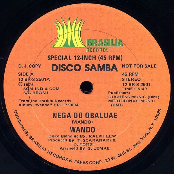Wando – Nega Do Obaluae (12″) (Near Mint (NM or M-)) – 3837087577