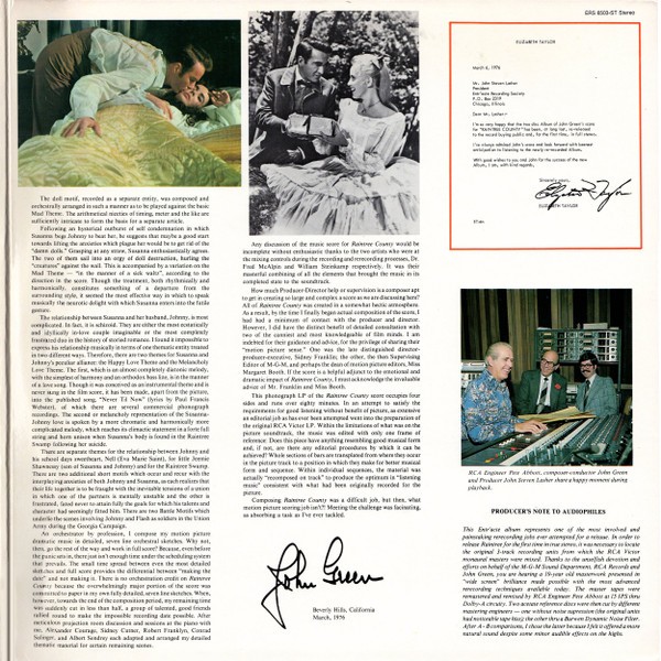 Johnny Green – Raintree County