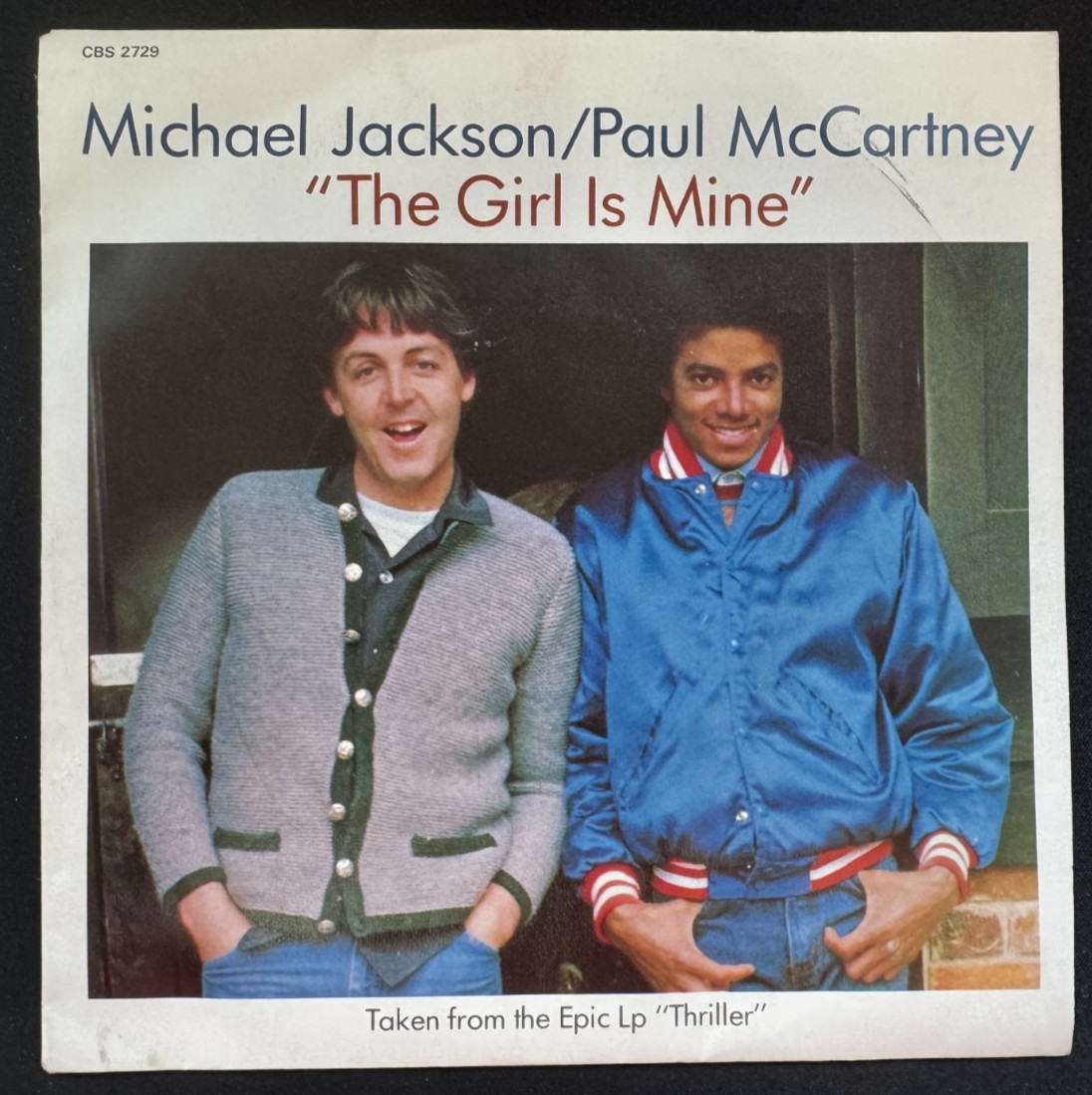 Michael Jackson Paul McCartney The Girl Is Mine Colored 7 Inch Vinyl Record NEW