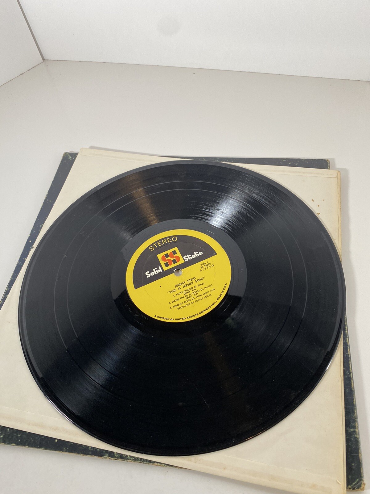This Is Jeremy Steig 1969 LP Solid State Records Gatefold Vinyl SS 18059 Psych