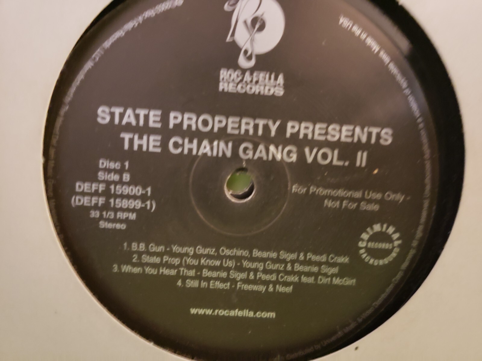 STATE PROPERTY – THE CHAIN GANG VOL. II – 2x VINYL RECORD LP