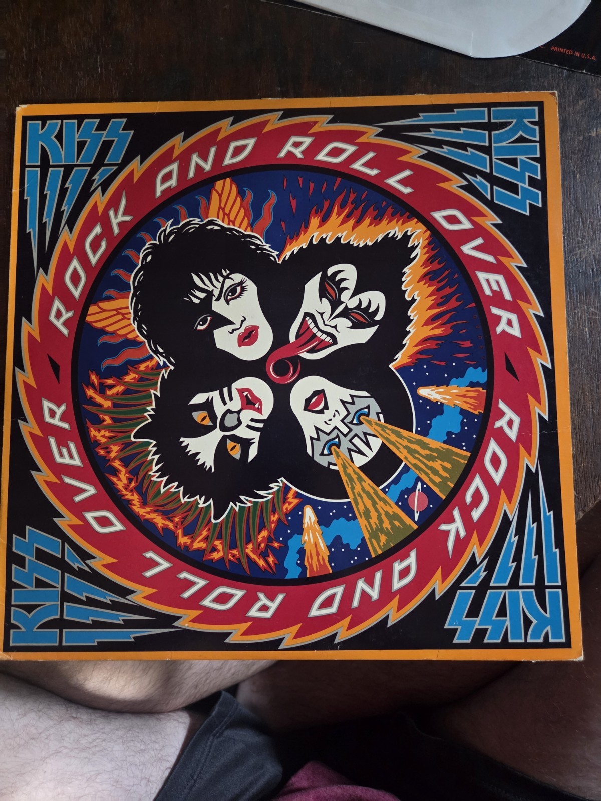 Kiss – Rock And Roll Over First US Pressing 1976 Vinyl LP M/VG