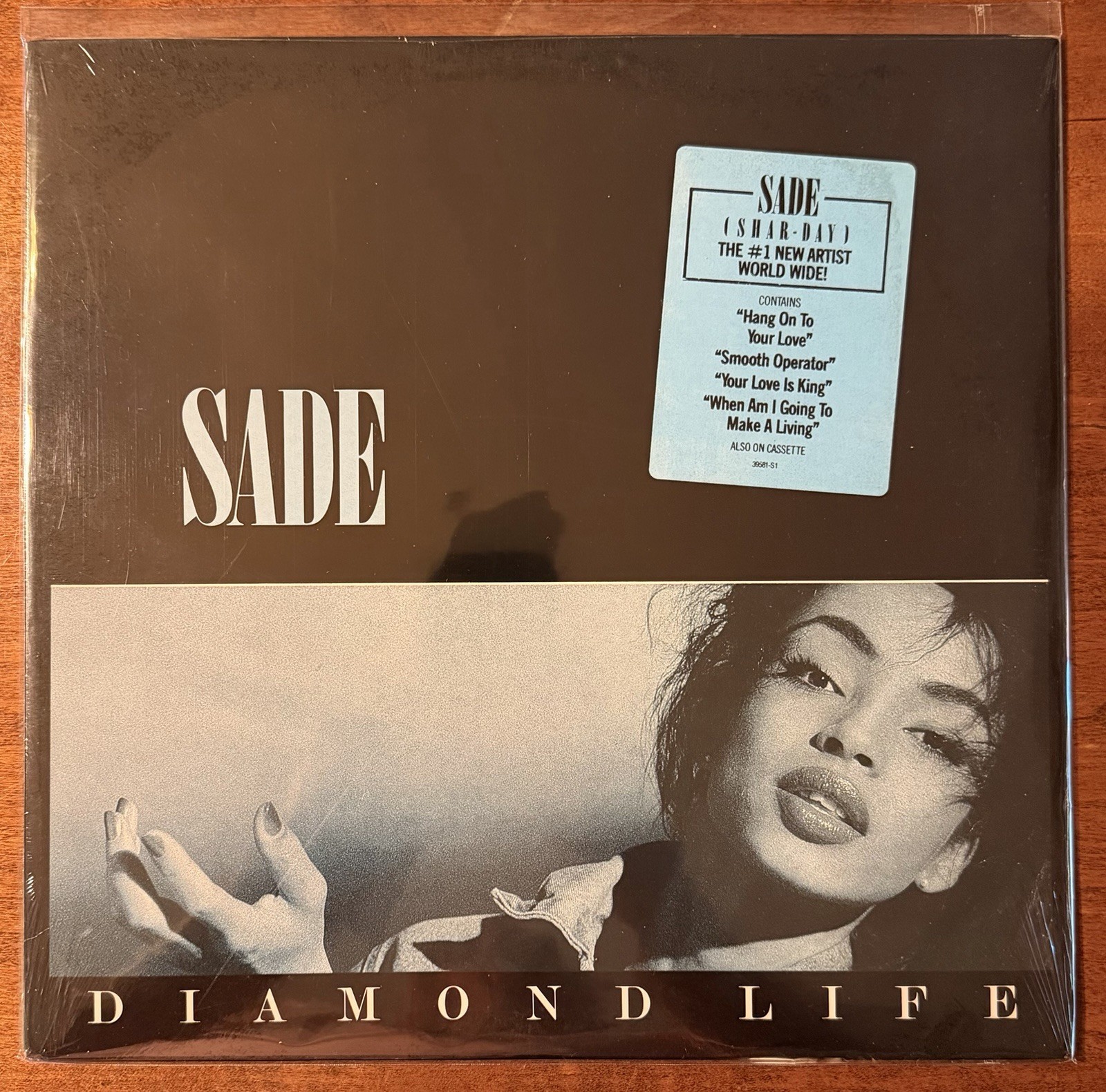 SADE Diamond Life 1985 US ORG Portrait Records SEALED LP + HYPE Soul Jazz ADU