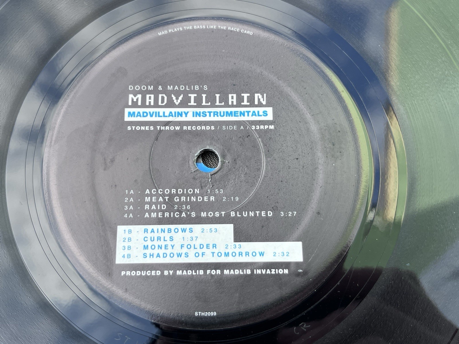 Madvillain – Madvillainy Instrumentals 2004 Stones Throw Records 2 x Vinyl VG+