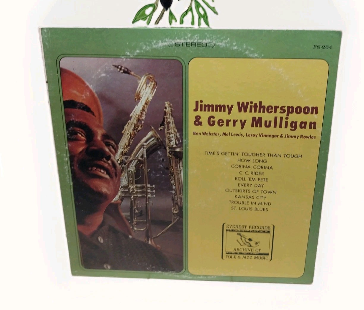 Jimmy Witherspoon and Gerry Mulligan LP (1972) FS 264 Record