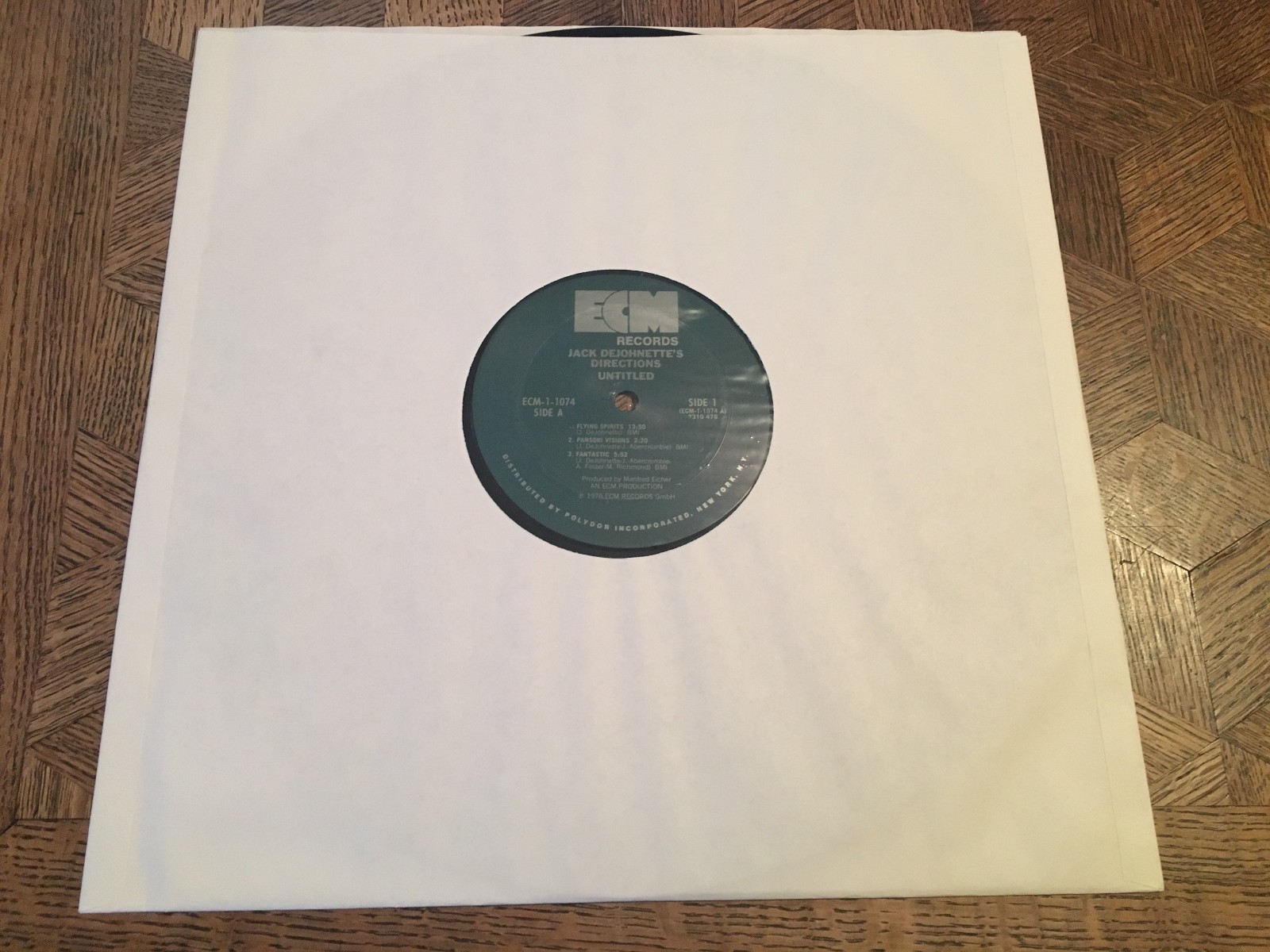 JACK DeJOHNETTE – Untitiled ~ ECM 1074 *1976* w/Abercrombie, Bernhardt, Foster