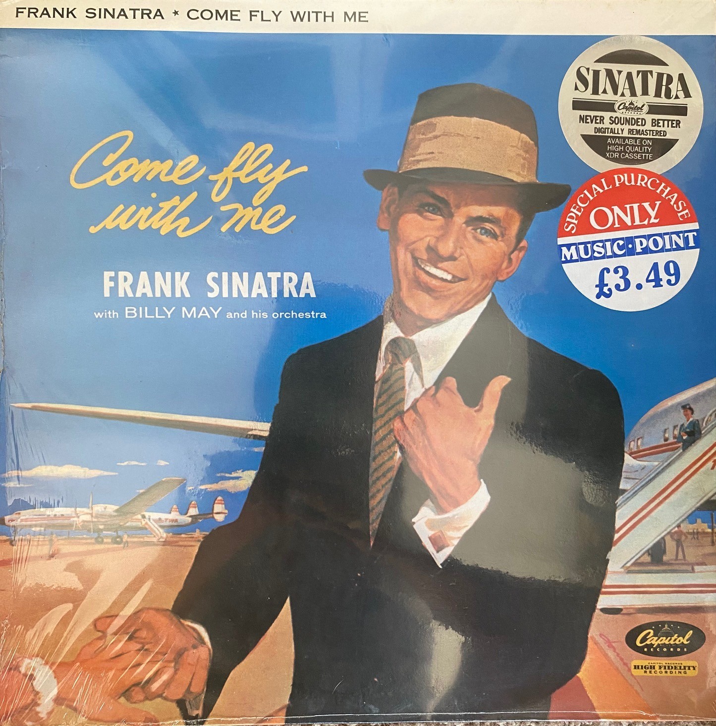 Frank Sinatra ‘Come Fly with Me’ (1958) LP 1984 Digital Remaster NEW/ SEALED