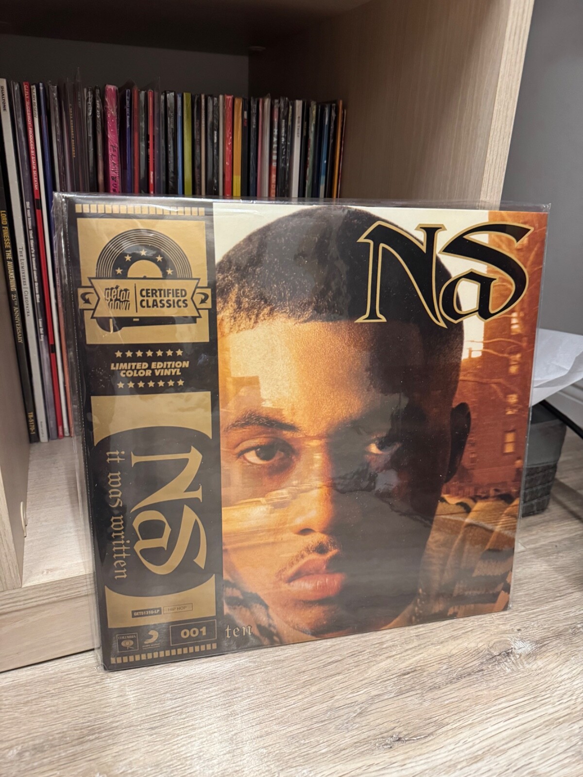 Nas It Was Written LP 1/1000 OBI clear vinyl sold out rare