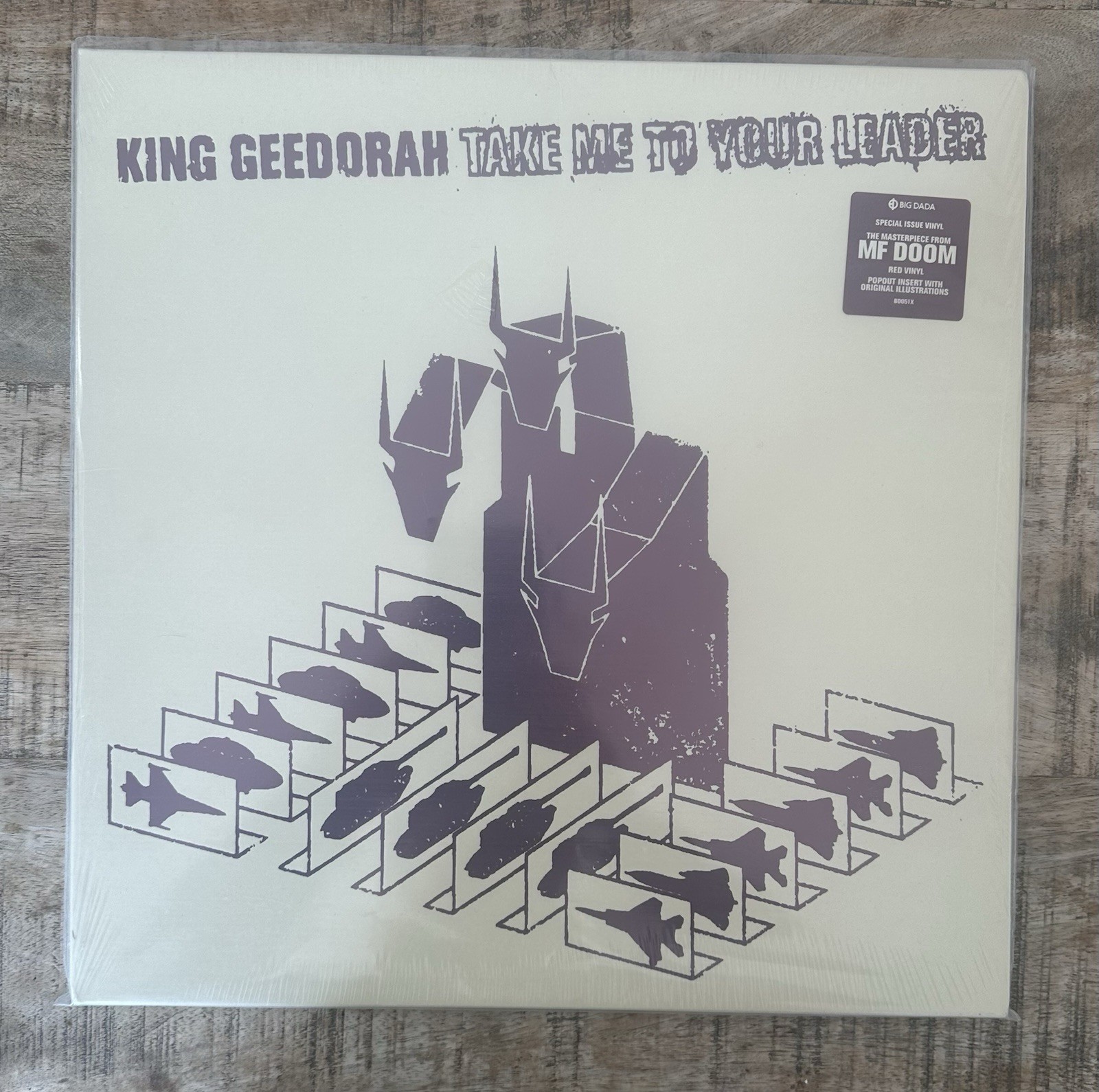 King Geedorah – Take Me To Your Leader Red Limited Vinyl MF DOOM