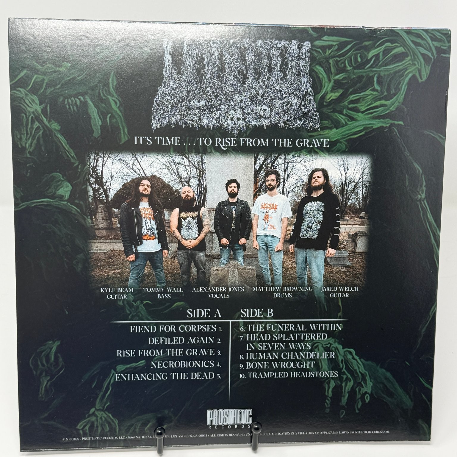 Undeath – It’s Time… LP 2022 Prosthetic Records Death Metal 33 RPM Lilac