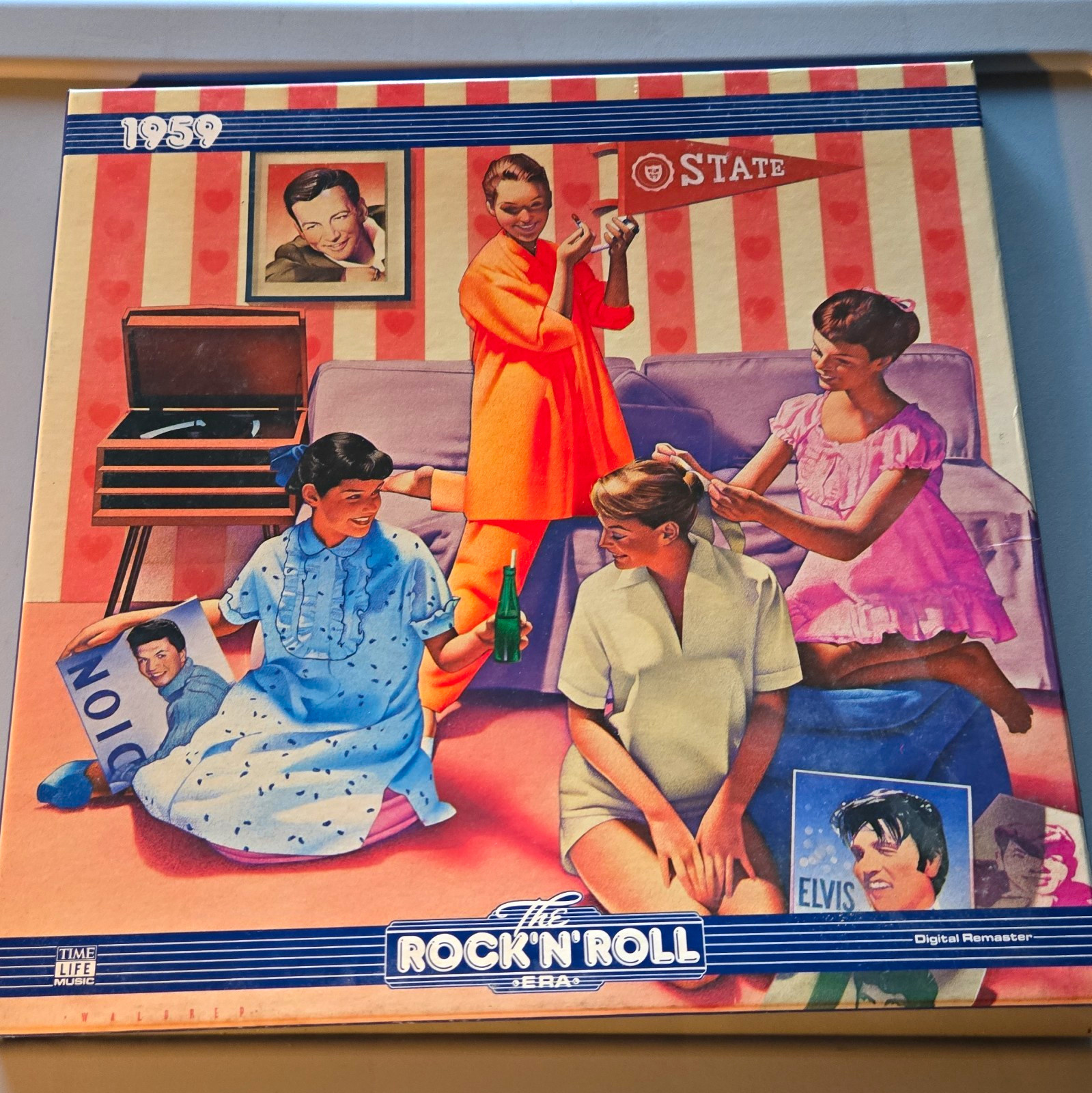 Time Life Music Rock ‘N’ Roll Era 1959 12″ Vinyl 2LP 33 RPM Digital Remaster