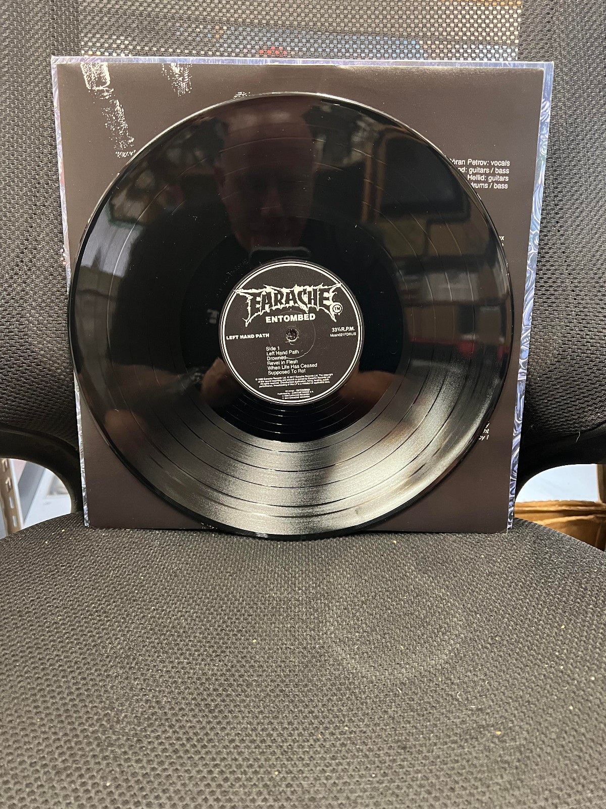 ENTOMBED – LEFT HAND PATH (FULL DYNAMIC RANGE VINYL) VINYL LP Like New!!!!!