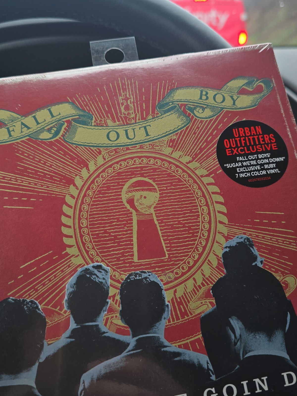 Fall Out Boy Sugar We’re Goin Down Urban Outfitters 7″ Ruby Vinyl (In hand)