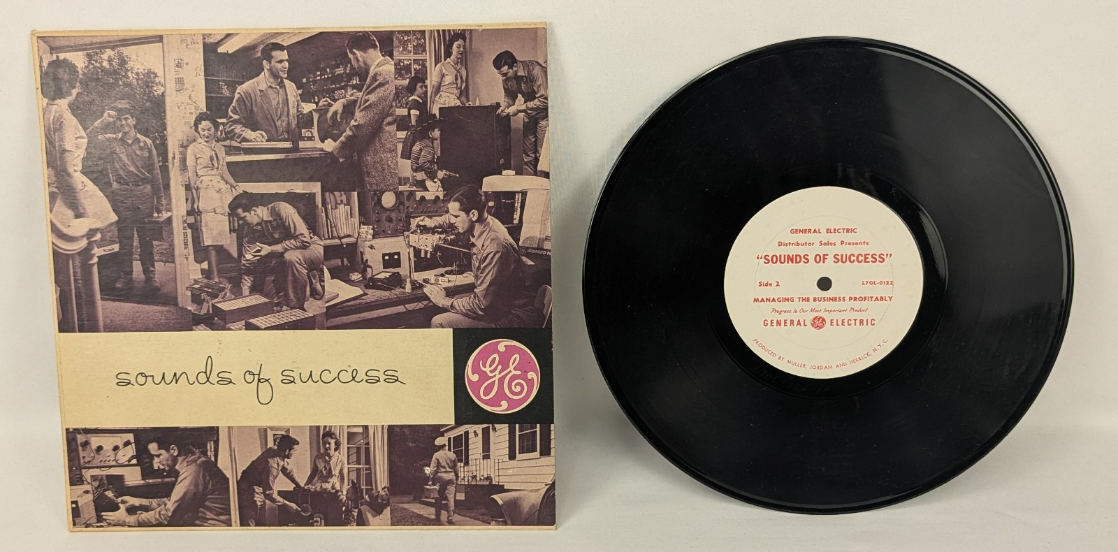 GE – The Sounds of Success – Vinyl 10″ EP (General Electric, 1960) ETR-2203