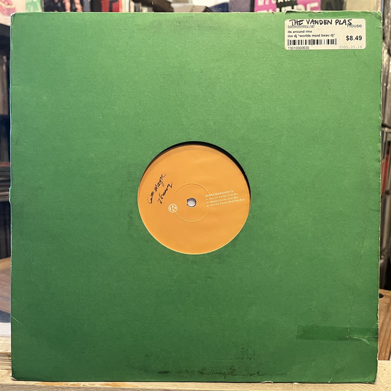 [EDM]~VG+ 12″~The VANDEN PLAS~Santa Margherita (Derrick Carter Mixes)~2003~[UK]