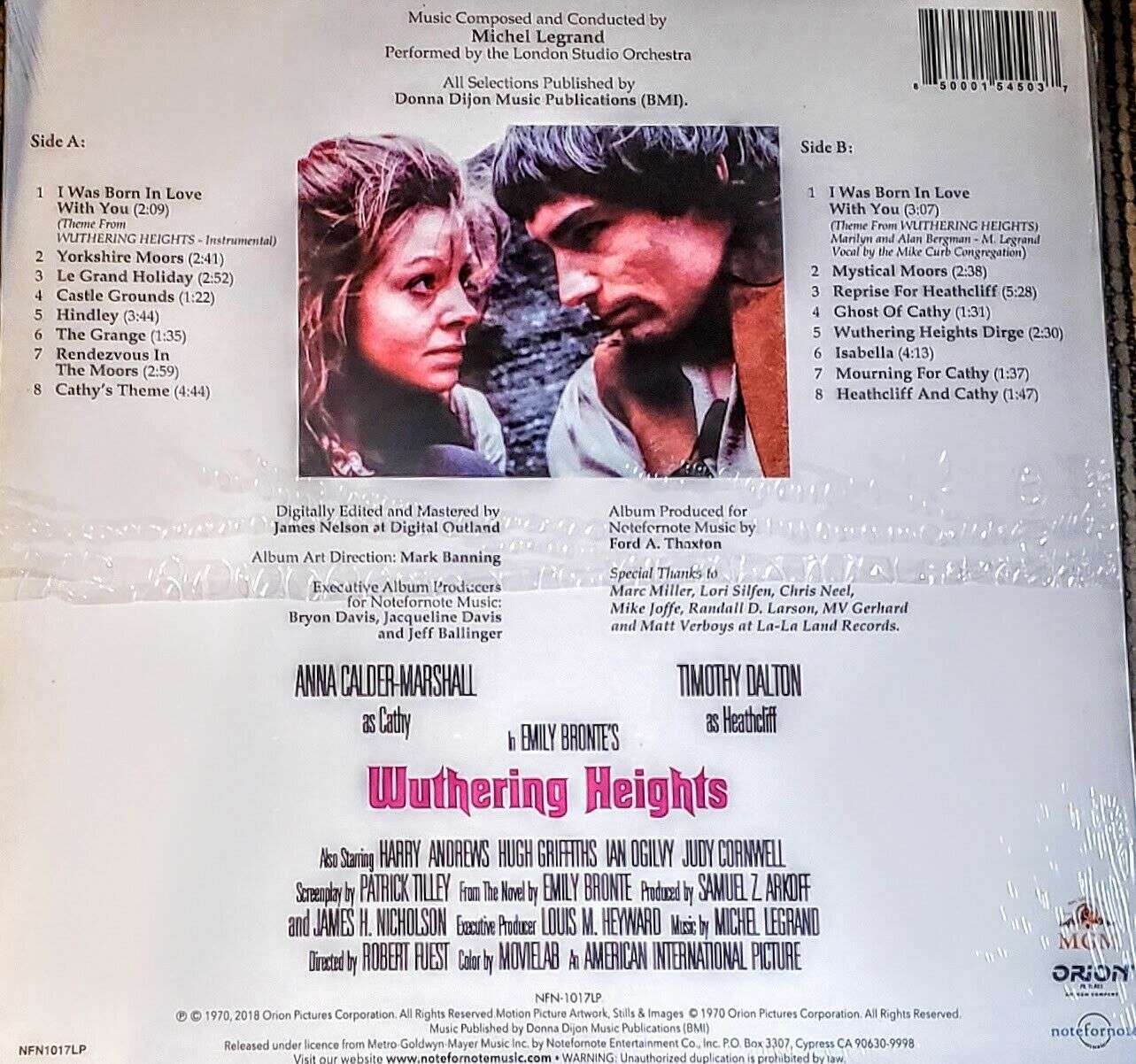 Michel Legrand ‎– Wuthering Heights Purple LP