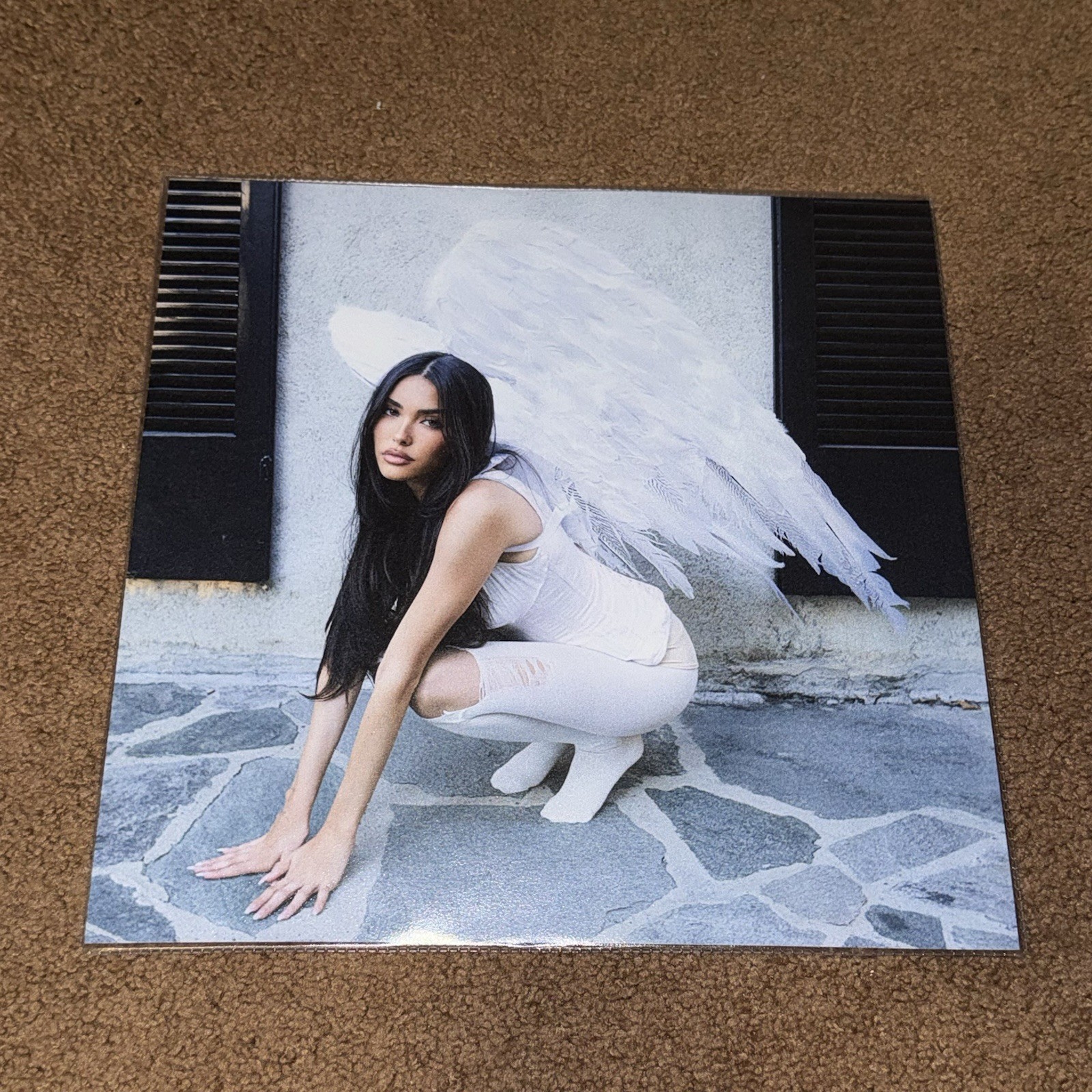 Madison Beer bad enough / angel wings 10” Heart Shaped Vinyl