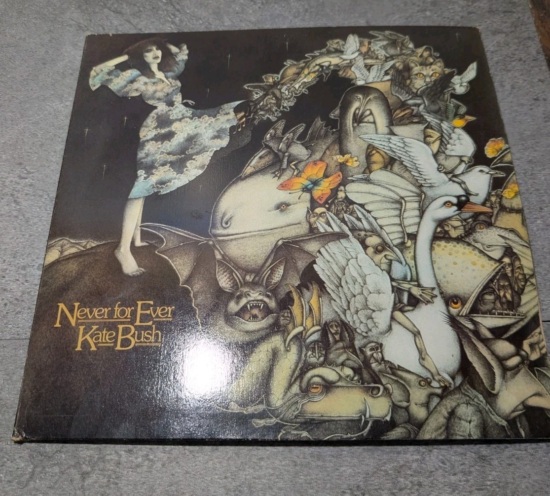 LP KATE BUSH “NEVER FOR EVER” 1980 HARVEST STAO-6476 ORIGINAL CANADA PRESS