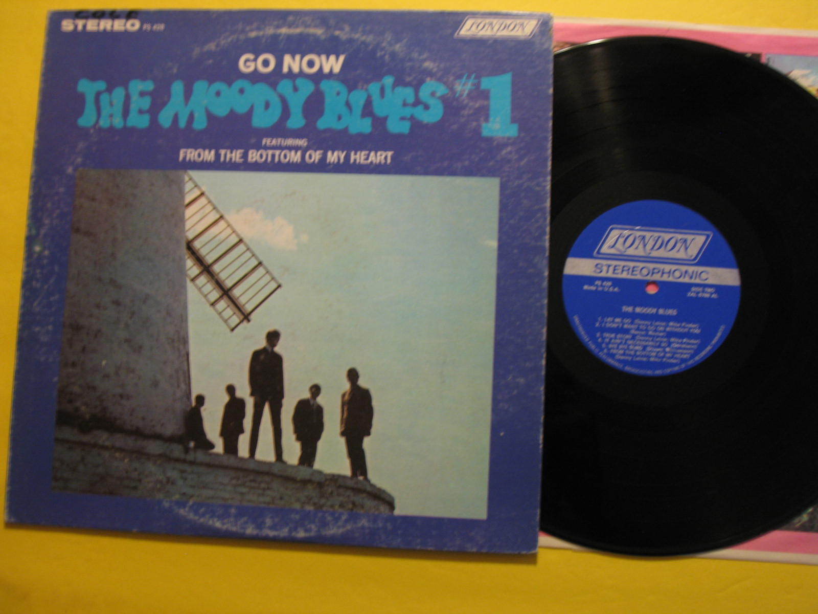MOODY BLUES-GO NOW-RARE MISPRINT GARAGE ROCK-PS 428