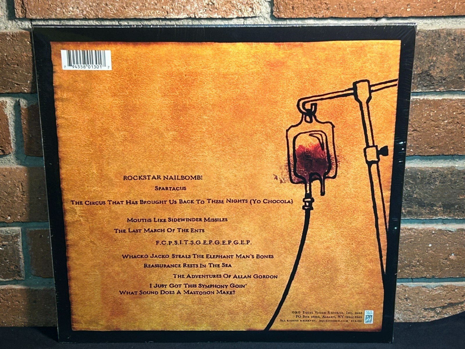 THE FALL OF TROY – Self Titled, Limited CLEAR + ORANGE COLORED VINYL LP Sealed!