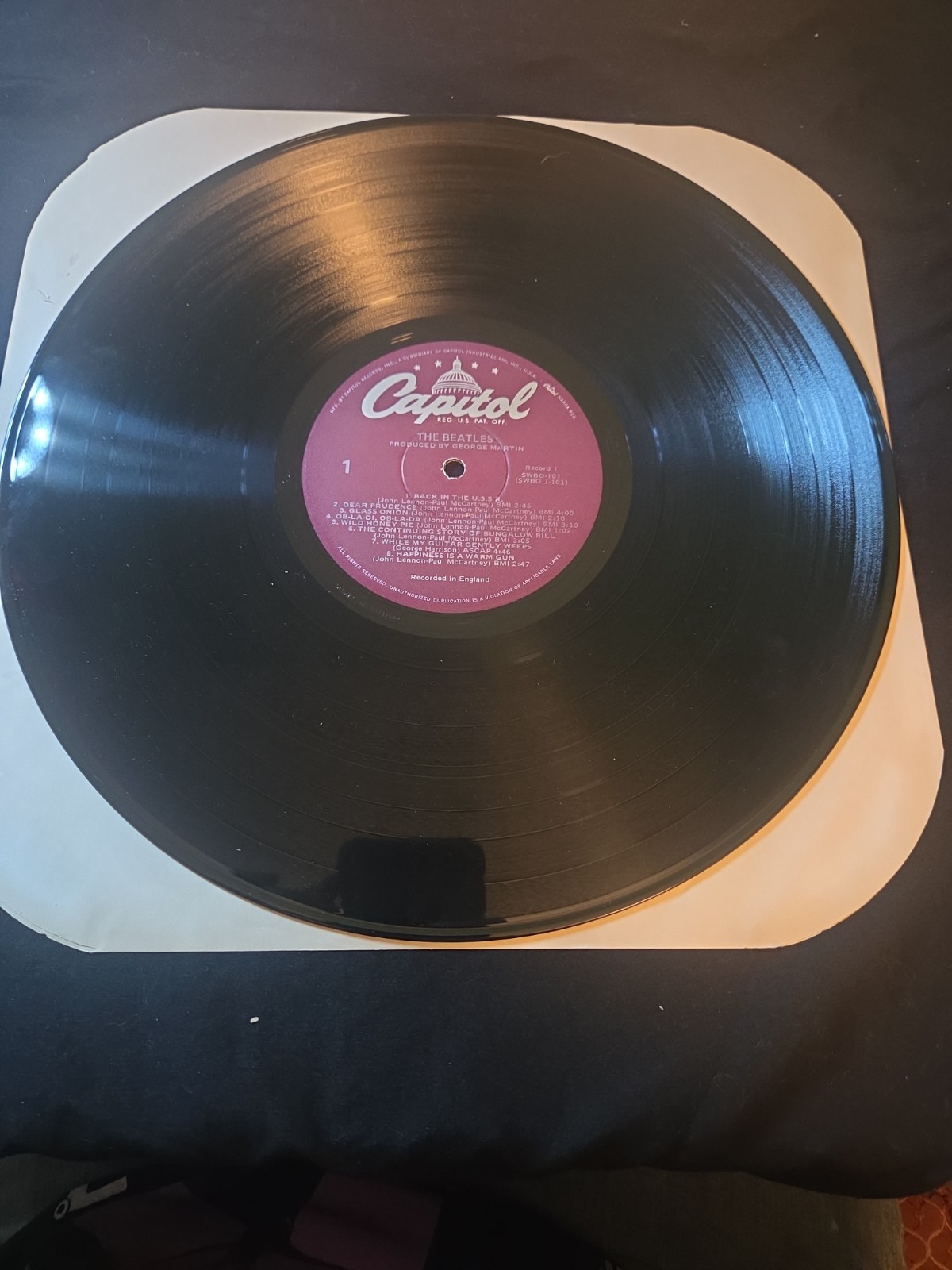 The Beatles – White Album 2LP (1978 U.S. Capitol Reissue, SWBO-101)