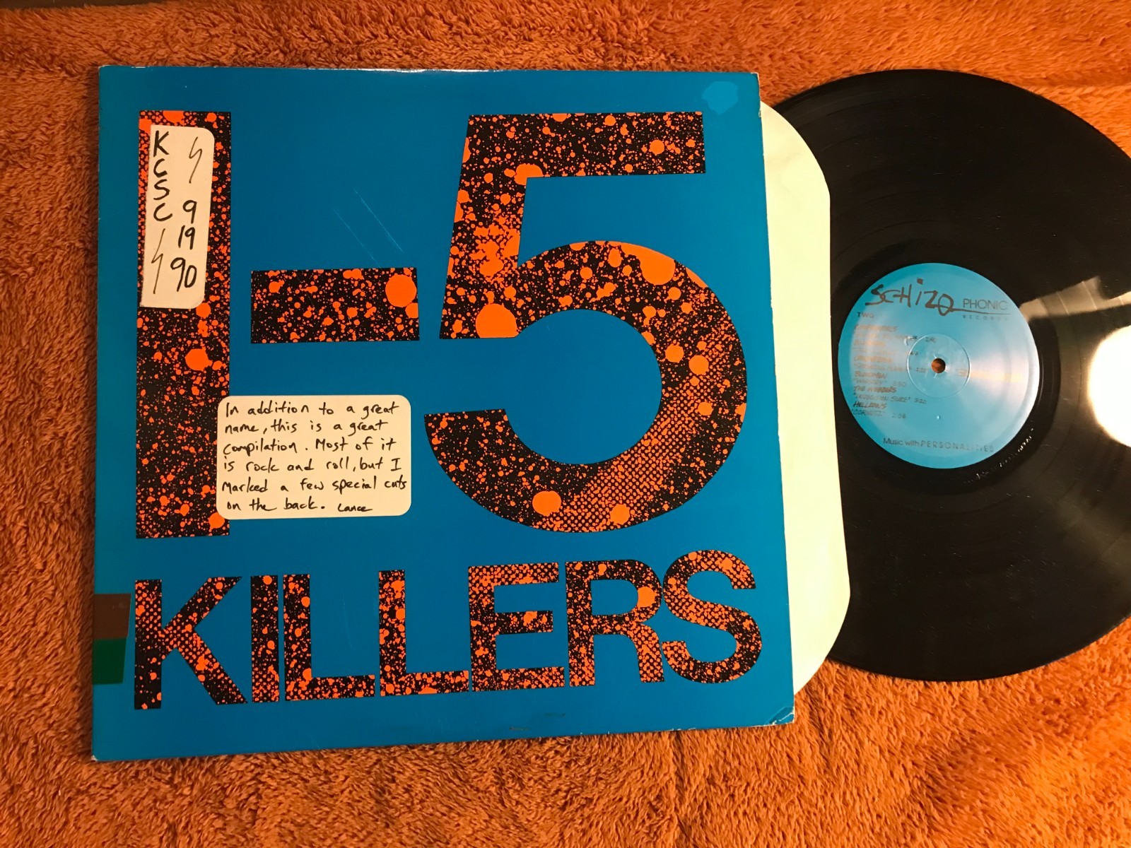 I-5 killers compilation various artists v/a lp 1990 alt punk indie schizo oregon