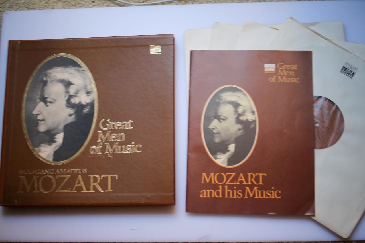 Great Men Of Music, Time Life Record Wolfgang Amadeus Mozart VINYL LP RECORD