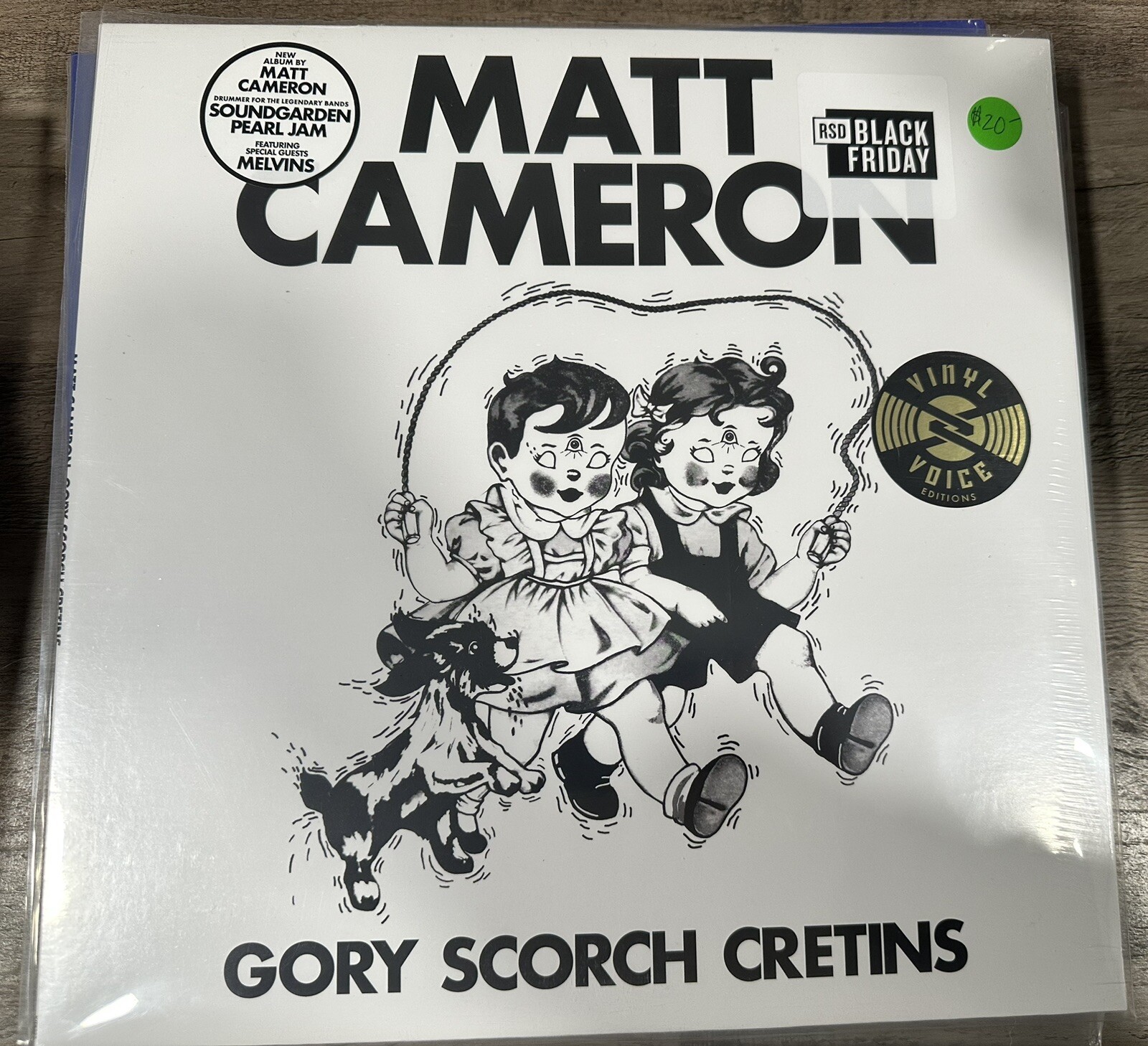 Matt Cameron – Gory Scorch Cretins – 12″ Record – RSD Black Friday – New Sealed!