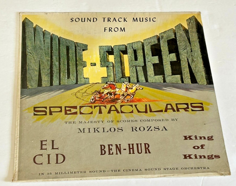 Miklos Rozsa SEALED Ben-Hur SOUNDTRACK NEW El Cid MINT King of Kings