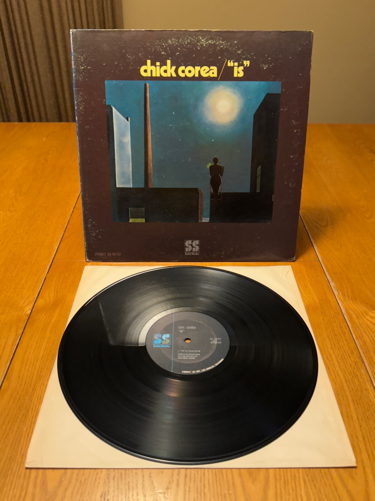 CHICK COREA “IS” 1969 Solid State SS 18055 1st Press Gatefold LP NM/EX
