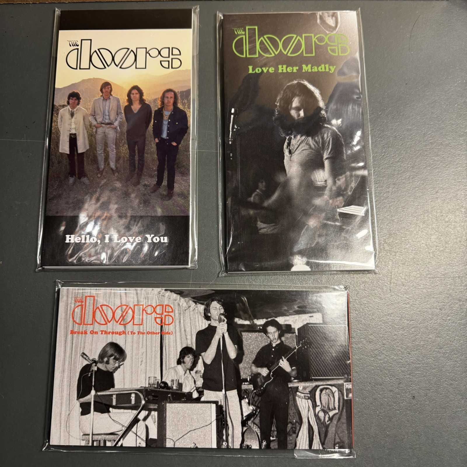 The Doors 3″ RSD Mini Record Lot Of All 3, New, Sealed, Jim Morrison