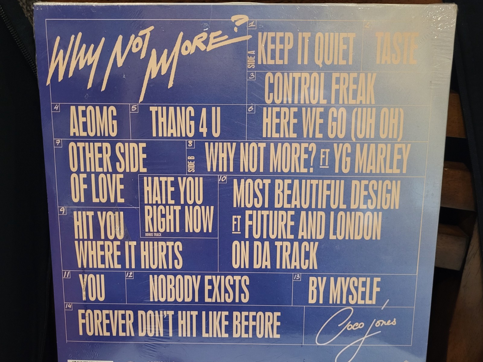 Coco Jones – Why Not More? LE Blue Vinyl SEALED