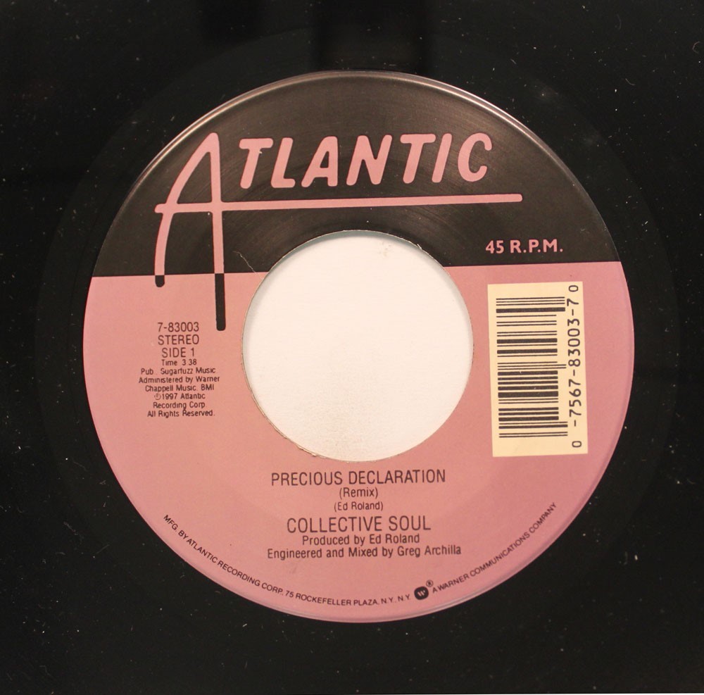 90’s Rock 45 Collective Soul – Precious Declaration / Link On Atlantic
