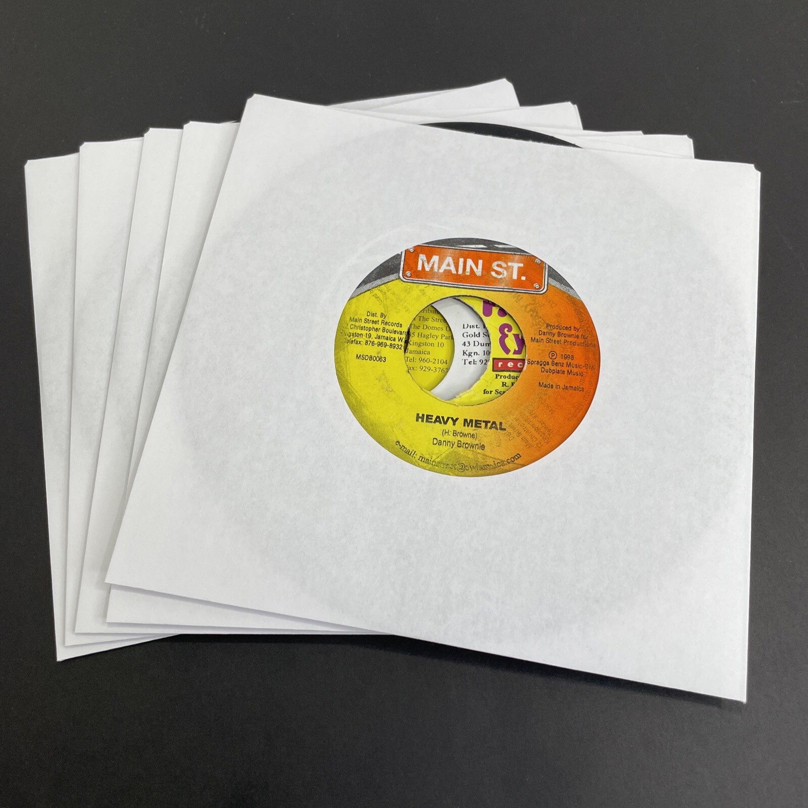 Jamaican Reggae Dancehall Lot 5 Vinyl Records 45rpm 7″ 1990’s Early 2000’s 082