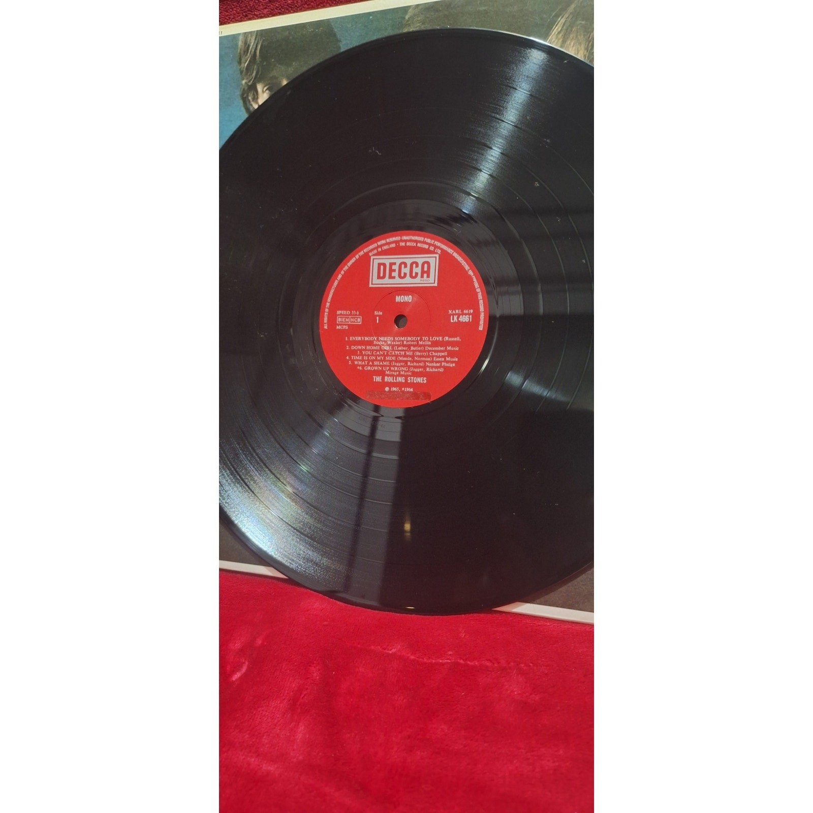 Rolling Stones No. 2 UK Mono DECCA LK4661 Vinyl XARL-6619-4A VG+