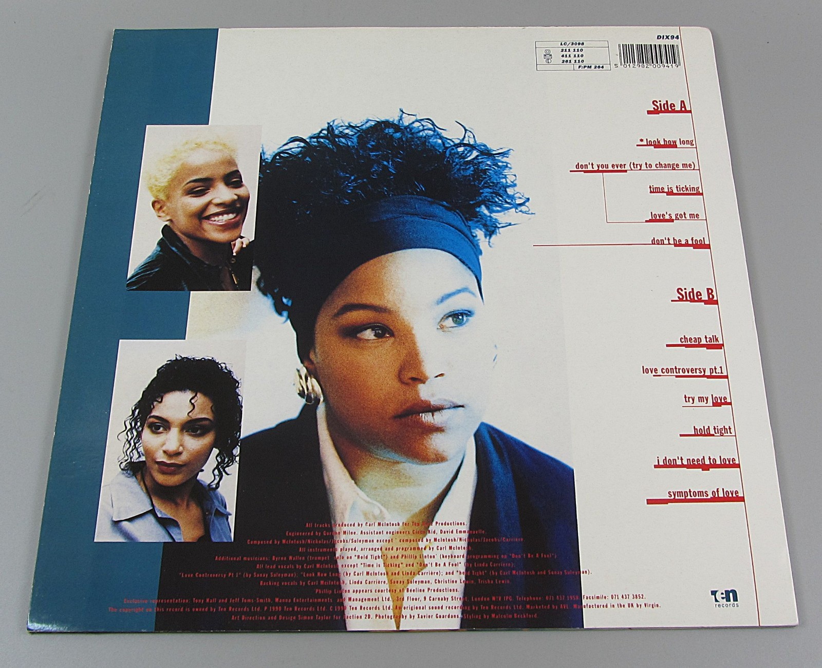 Loose Ends – Look How Long 12” Vinyl Release 1990 R&B DIX 94-B